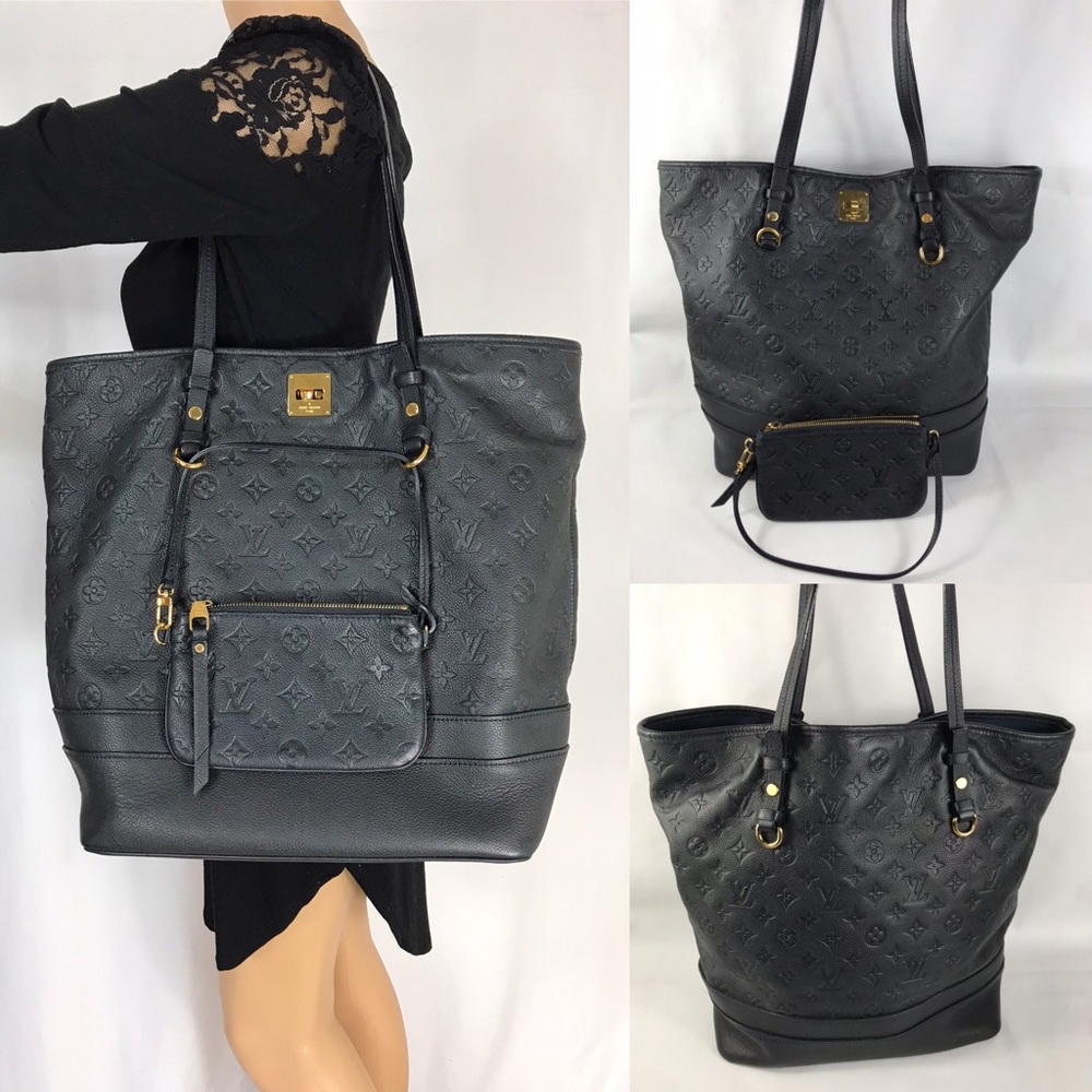 EXTRA-LARGE⭐️leather ⭐️empreinte Louis Vuitton t…
